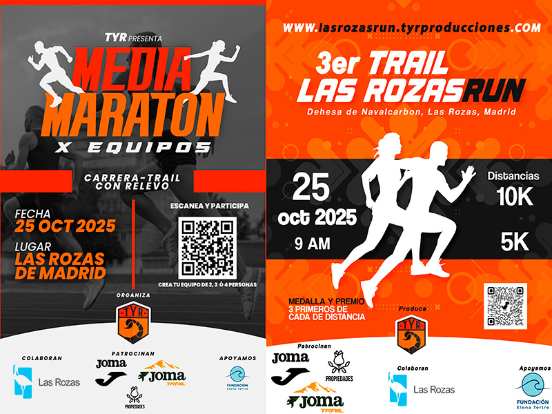 3º Trail Las RozasRun - Media maratón por equipos
