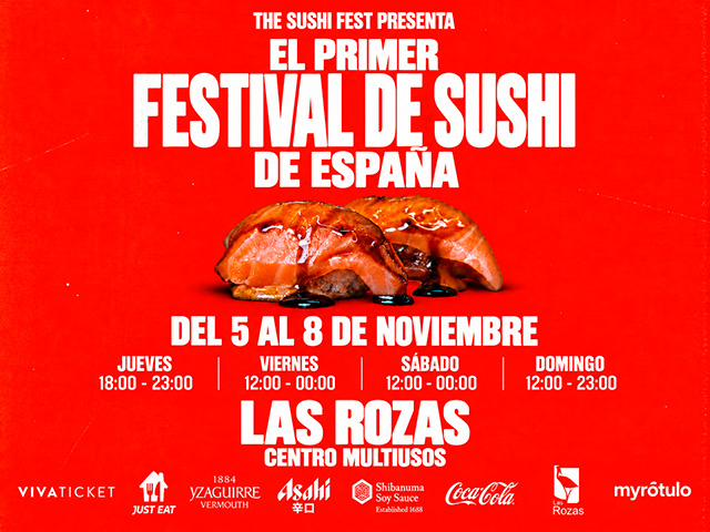 Sushi Fest Las Rozas noviembre 2026