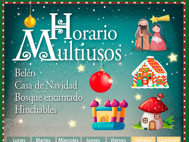 Las Rozas suma a su Navidad de Cuento la Casa de la Navidad, un gran Nacimiento, hinchables y talleres infantiles