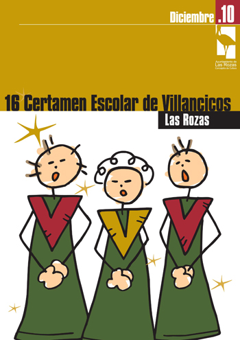 Cartel del certamen escolar de villancicos