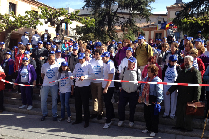 Alcalde y concejales en la salida
