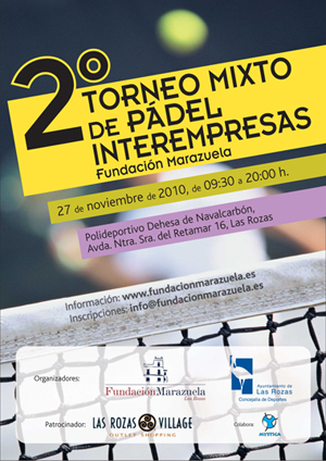 Cartel 2 Torneo Fundación Marazuela