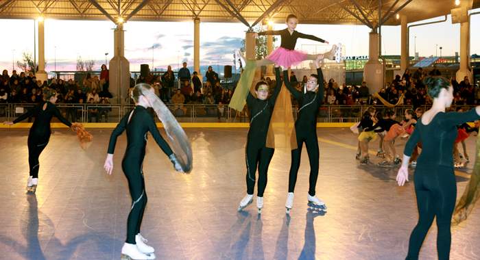 Una de las exhibiciones