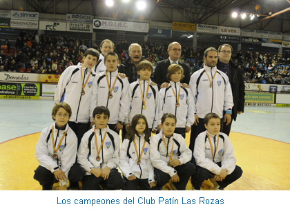 Los campeones del Club Patín Las Rozas