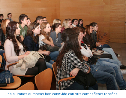 Los alumnos europeos han convivido con sus compañeros roceños