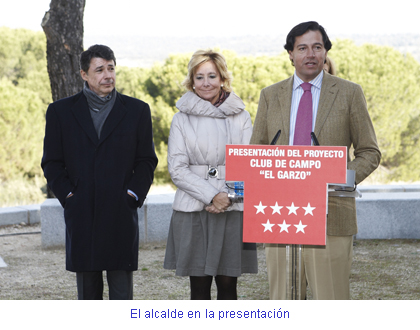 El alcalde en la presentación