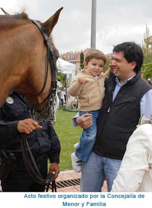 Acto festivo organizado por la Concejalía de Menor y Familia