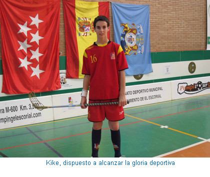 Kike, dispuesto a alcanzar la gloria deportiva