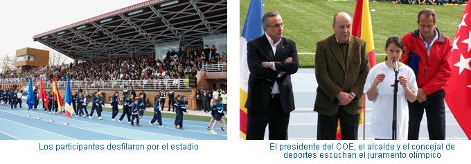 El presidente del COE inaugura con el alcalde las Olimpiadas Escolares de Las Rozas