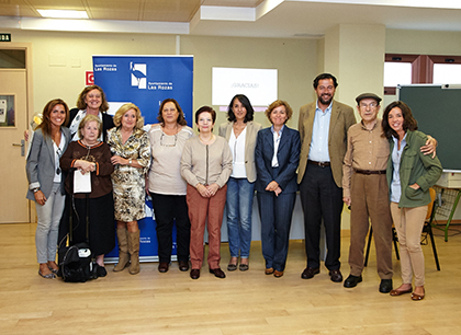 Foto de familia tras la visita
