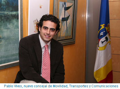 Pablo Vives, nuevo concejal de Movilidad, Transportes y Comunicaciones