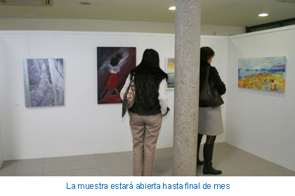 La muestra estará abierta hasta final de mes