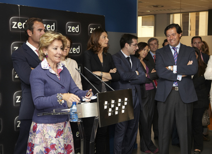 Un momento de la intervención de la presidenta