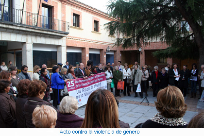 Acto contra la violencia de género