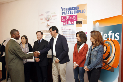 Entrega de los diplomas