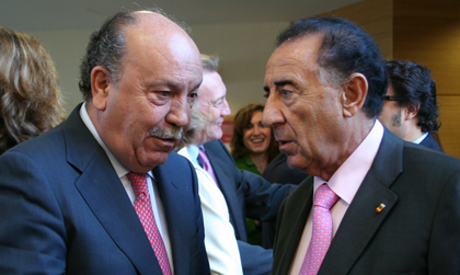 El Alcalde con el Presidente de la Cámara de Comercio