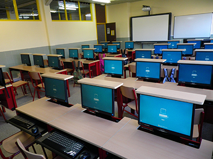 Una de las aulas digitales