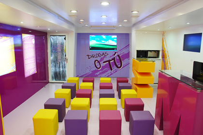 Interior del autobús