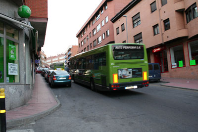 Autobús en Las Rozas