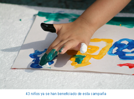 43 niños ya se han beneficiado de esta campaña