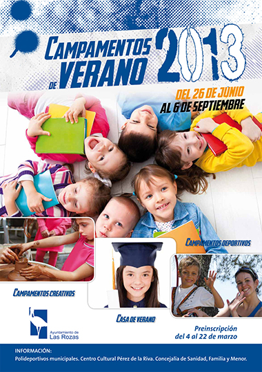 Cartel campamentos verano 2013