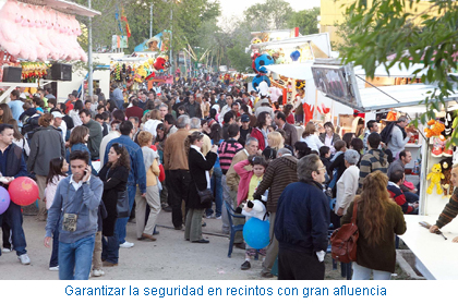 Garantizar la seguridad en recintos con gran afluencia