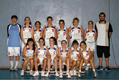 Tres jugadoras de Las Rozas en el Campeonato de España de minibasket