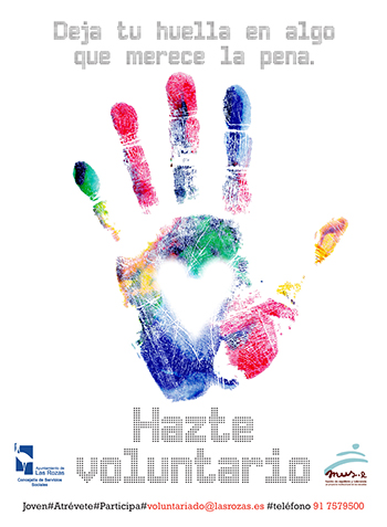 Cartel campaña de voluntariado
