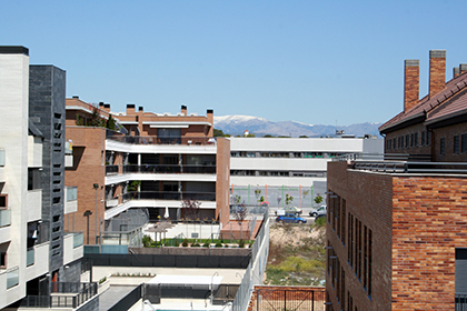 Zona residencial de Las Rozas