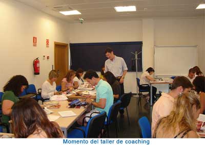Momento del taller de coaching