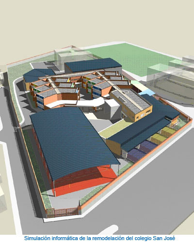 Simulación informática de la remodelación del colegio San José