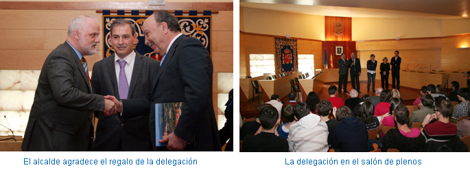 Una delegación del programa educativo Comenius visitó el Ayuntamiento de Las Rozas
