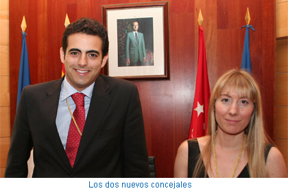 Los dos nuevos concejales