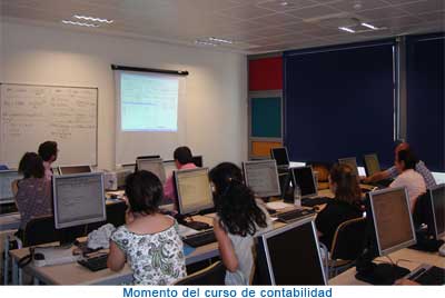 Momento del curso de contabilidad