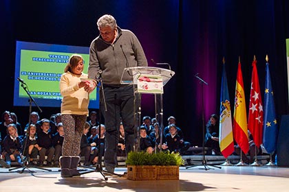 Fernando Romay también se sumó al acto