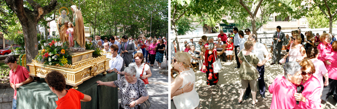 Los abuelos de Las Rozas celebran la festividad de San Joaquín y Santa Ana