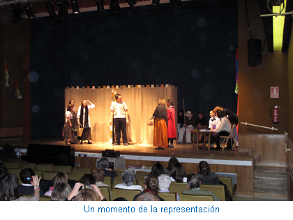 Un momento de la representación