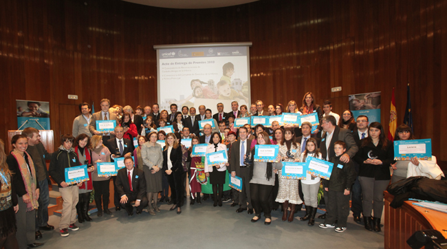 Entrega de premios Unicef