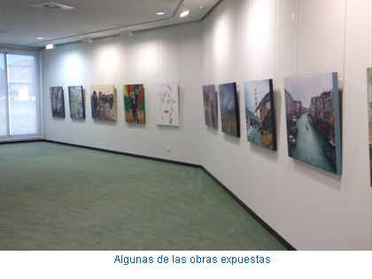 Algunas de las obras expuestas