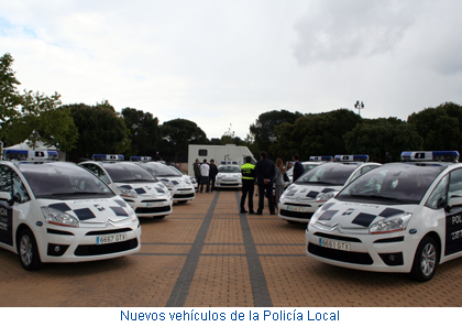 Nuevos vehículos de la Policía Local
