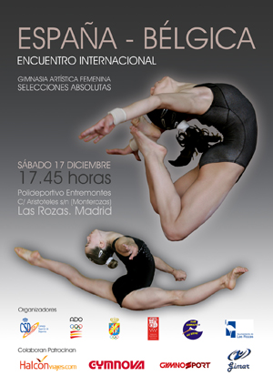 Las gimnastas de Las ROzas protagonizan el cartel