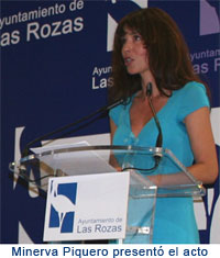Minerva Piquero fue la presentadora del acto