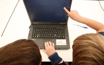 Niños con pc