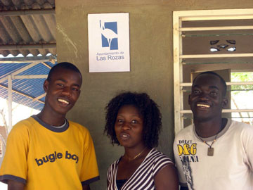 Jóvenes proyecto Angola