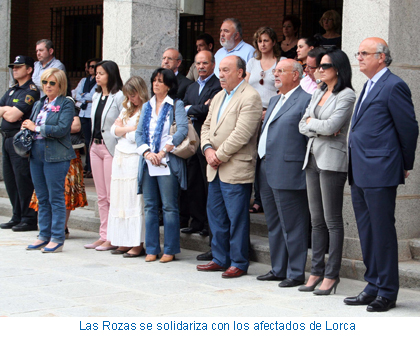 Las Rozas se solidariza con los afectados de Lorca