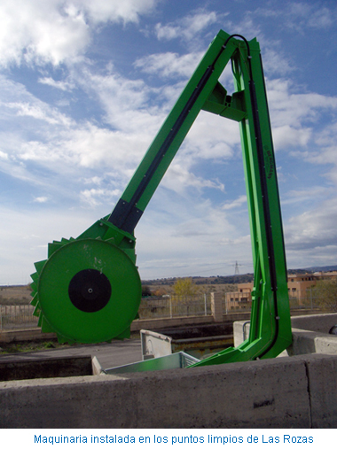 Maquinaria instalada en los Puntos Limpios de Las Rozas