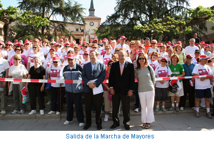 Salida de la Marcha de Mayores