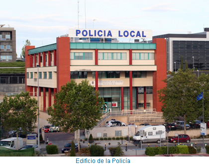 Edificio de la Policía en Las Rozas