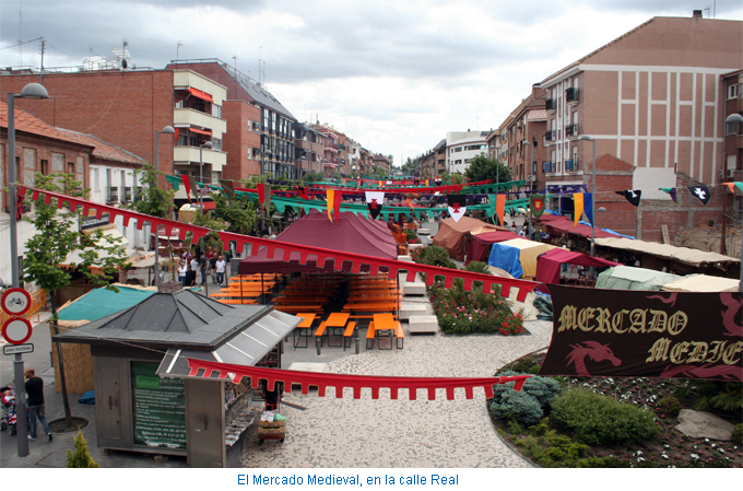 El Mercado Medieval, en la calle Real