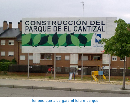 Terreno que albergará el futuro parque